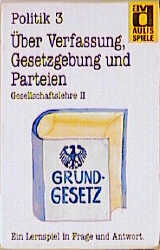 Aulis Kartenspiele. Faltschachtel mit 80 Spielkarten, 1 Spielanleitung und 1 Lösungskarte. Kartenformat 8,9 × 5,7 cm / Politik / Über Verfassung, Gesetzgebung und Parteien