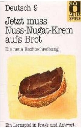 Aulis Kartenspiele. Faltschachtel mit 80 Spielkarten, 1 Spielanleitung und 1 Lösungskarte. Kartenformat 8,9 × 5,7 cm / Deutsch / Jetzt muss Nuss-Nugat-Krem aufs Brot