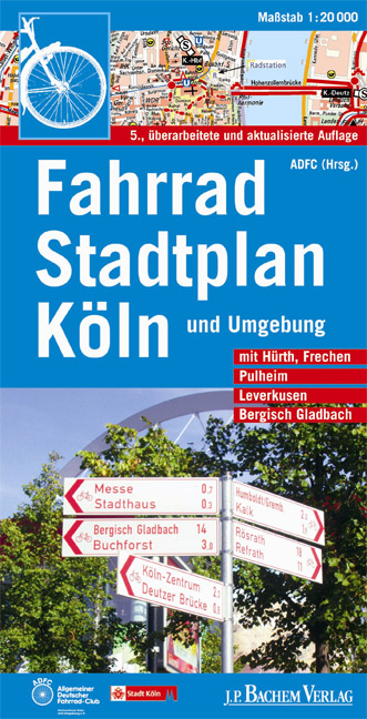 Fahrradstadtplan K&ouml;ln und Umgebung