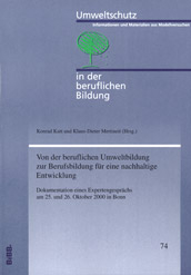 Von der beruflichen Umweltbildung zur Berufsbildung für eine nachhaltige Entwicklung