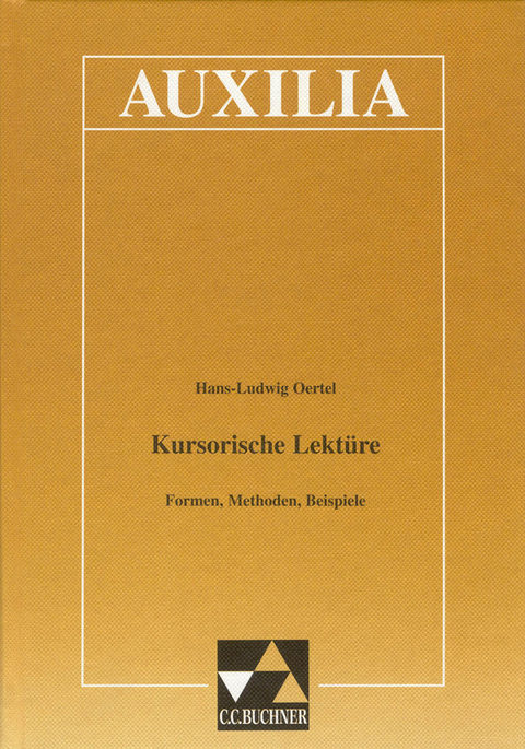 Auxilia / Kursorische Lekt&uuml;re - Hans-Ludwig Oertel
