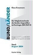 T&auml;tigkeitsmerkmale des BAT - Klaus Krasemann