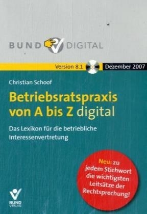 Betriebsratspraxis von A bis Z digital  Einzelbezug