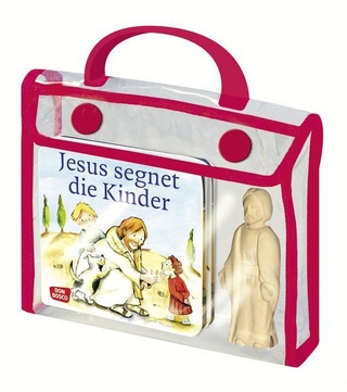 Sieben Kinderbibel-Geschichten von Jesus: 7 Mini-Bücher und eine Jesusfigur zum Spielen