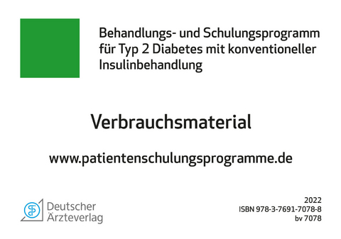 Konventionelle Insulintherapie - Verbrauchsmaterial - Monika Gr&uuml;&szlig;er, Viktor J&ouml;rgens
