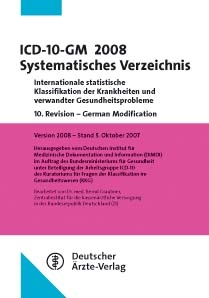 ICD-10-GM 2008 Systematisches Verzeichnis