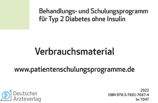 Therapie ohne Insulingabe - Verbrauchsmaterial