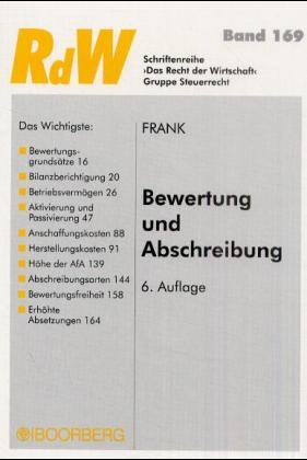 Bewertung und Abschreibung - Manfred Frank