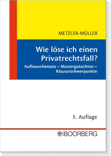 Wie löse ich einen Privatrechtsfall? - Karin Metzler-Müller