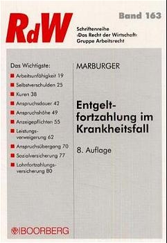 Entgeltfortzahlung im Krankheitsfall - Horst Marburger
