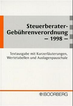 Steuerberater-Geb&uuml;hrenverordnung 1998
