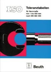 ISO-Toleranztabellen f&uuml;r Nennma&szlig;e von 1 bis 500 mm nach DIN ISO 286
