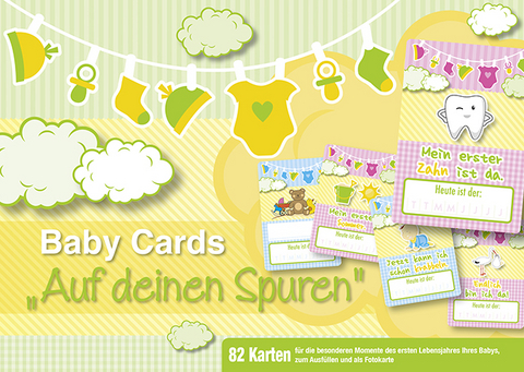 Baby Cards &bdquo;Auf deinen Spuren" - 