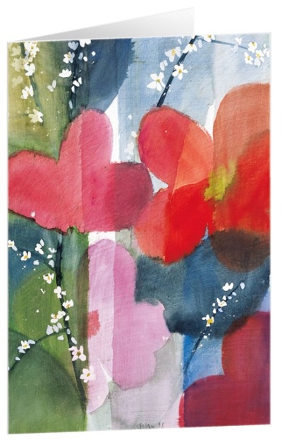 Kunstkarten "Bl&uuml;tenreigen" - 5 St&uuml;ck