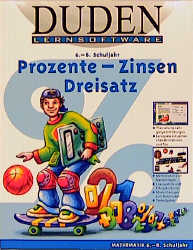 Duden-Lernsoftware Prozente - Zinsen - Dreisatz CD-ROM (Win/Mac)