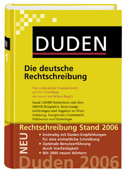 Der Duden in 12 B&auml;nden. Das Standardwerk zur deutschen Sprache / Die deutsche Rechtschreibung - 