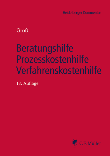 Beratungshilfe - Prozesskostenhilfe - Verfahrenskostenhilfe - 
