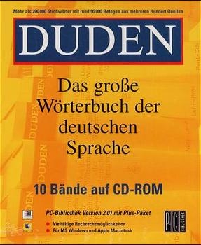 DUDEN Das grosse W&ouml;rterbuch der deutschen Sprache