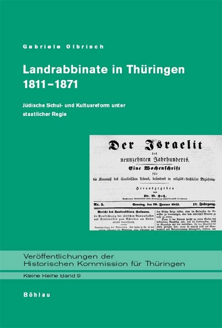 Landrabbinate in Th&uuml;ringen 1811-1871 - Gabriele Olbrisch