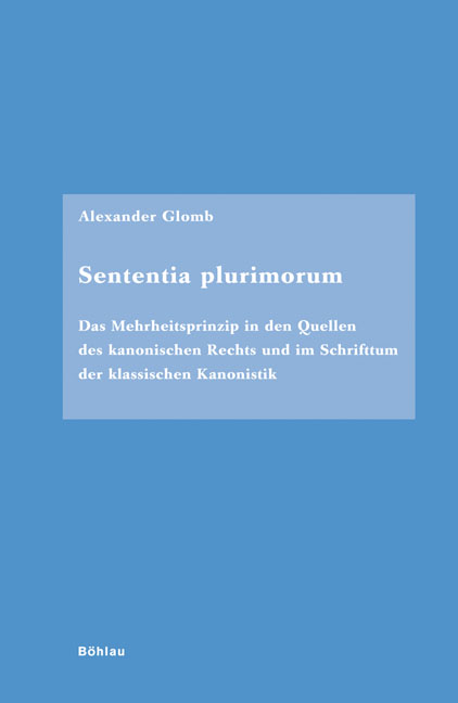 Sententia plurimorum - Alexander Glomb