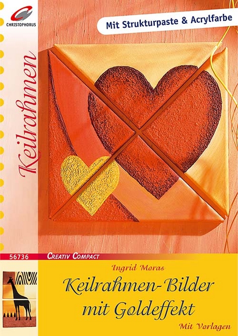 Keilrahmen-Bilder mit Goldeffekt - Ingrid Moras