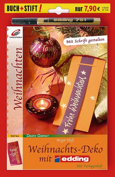 Weihnachts-Deko mit edding - Birgit Nass