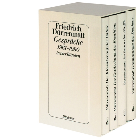 Gespr&auml;che 1961&ndash;1990 in vier B&auml;nden in Kassette - Friedrich D&uuml;rrenmatt