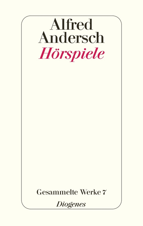 H&ouml;rspiele - Alfred Andersch