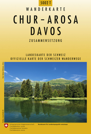 5002T Chur - Arosa Davos Wanderkarte