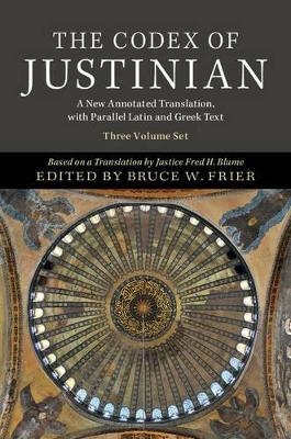 The Codex of Justinian 3 Volume Hardback Set