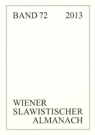 Wiener Slawistischer Almanach Band 72/2013
