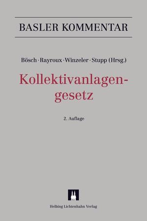 Kollektivanlagengesetz (KAG) - Sandro Abegglen, Antoine Amiguet, Hansj&uuml;rg Appenzeller, Tina Balzli, Simon Bandi, Harald B&auml;rtschi, Fran&ccedil;ois M. Bianchi, Thomas Bischof, Lukas Bopp, Ren&eacute; B&ouml;sch, Patric Brand, Johannes A. B&uuml;rgi, Stephanie Comtesse, Eduard De Zordi, Shelby du Pasquier, Jo&euml;l Fischer, J&uuml;rg Frick, Thomas A. Frick, Patrick Frigo, Enrico Friz, Madeleine Galgiani, Georg Gotschev, Saro A. Grano, Daniel Haeberli, Marco H&auml;usermann, Thomas Huber, Patrick H&uuml;nerwadel, Jacques Iffland, Petrit Ismajli, Urs Kapalle, Andrae Lamprecht, Andr&eacute; E. Lebrecht, Fr&eacute;d&eacute;ric Lenoir, Benedikt Maurenbrecher, Patrick K. Meyer, Elisabeth Moskric, Thomas S. M&uuml;ller, Olivier Nicod, Francis Nordmann, Martina N&uuml;esch, Stefan Oesterhelt, Daniel Pajer, Markus Pfenninger, Daniel C. Pfiffner, Fedor Poskriakov, Fran&ccedil;ois Rayroux, Christian Rehm, Christina Reutter, Samuel Ryhner, Marc Salvador, Christoph Oliver Schmid, Renate Schwob, Daniel Staehelin, Olivier Stahler, Eric Stupp, Marcel Tranchet, Simon A. Trippel, Laurence Vogt Scholler, Andreas von Planta, Rolf Watter, Rolf H. Weber, Markus Weidmann, Christoph Winzeler, Lukas Wyss, Werner W. Wyss, Doris Z&auml;h