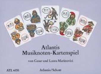 Atlantis Musiknoten-Kartenspiel - Cesar Marinovici, Laura Marinovici