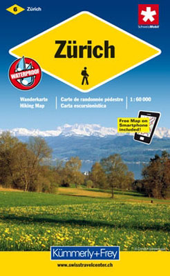 Z&uuml;rich Wanderkarte Nr. 06