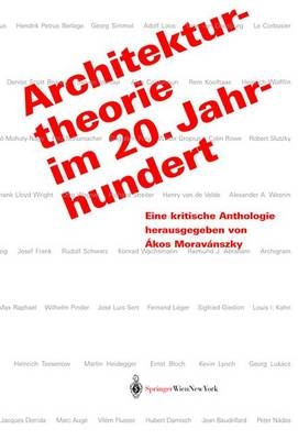 Architekturtheorie im 20. Jahrhundert - 