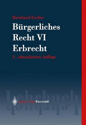 B&uuml;rgerliches Recht VI - Bernhard Eccher