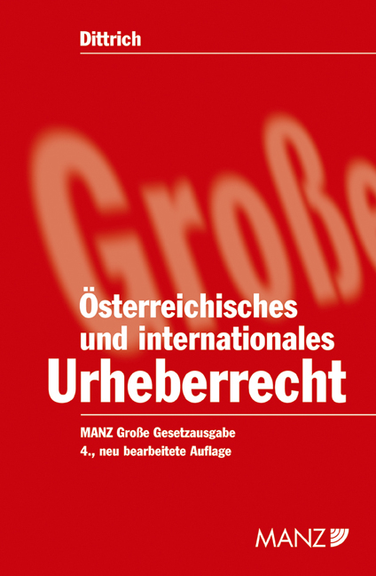 &Ouml;sterreichisches und internationales Urheberrecht - 