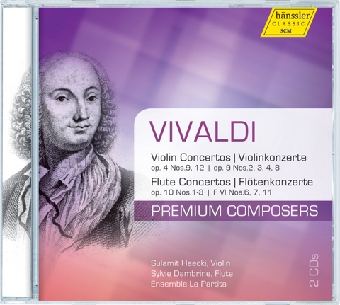 Violin Concertos / Violinkonzerte & Fl&ouml;tenkonzerte / Flute Concertos, 2 Audio-CDs - Antonio Vivaldi