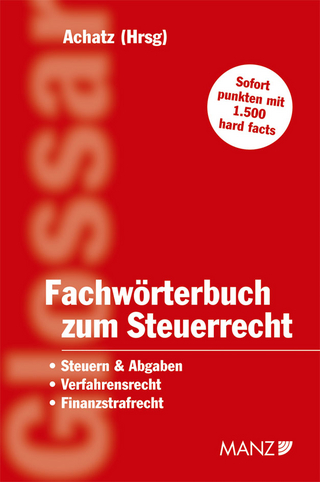 Fachwörterbuch zum Steuerrecht