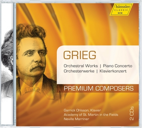 Orchestral Works. Piano Concerto / Orchesterwerke. Klavierkonzert, 2 Audio-CDs - Edvard Grieg