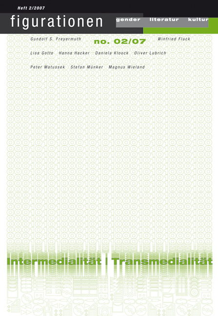 figurationen / Intermedialit&auml;t &ndash; Transmedialit&auml;t - 