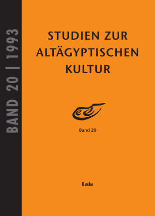Studien zur Altägyptischen Kultur Band 20