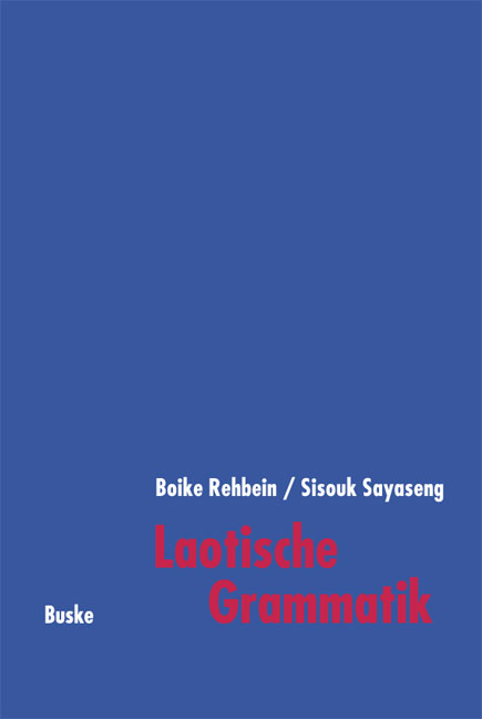 Laotische Grammatik - Boike Rehbein, Sisouk Sayaseng