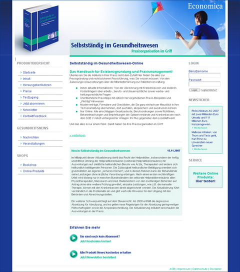 Selbstst&auml;ndig im Gesundheitswesen-Online - Ernst Boxberg, Frank Rosenthal