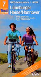 Radtourenkarten 1:150000 (ADFC) / L&uuml;neburger Heide /Hannover