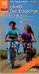 Radtourenkarten 1:150000 (ADFC) / Lausitz /&Ouml;stliches Erzgebirge