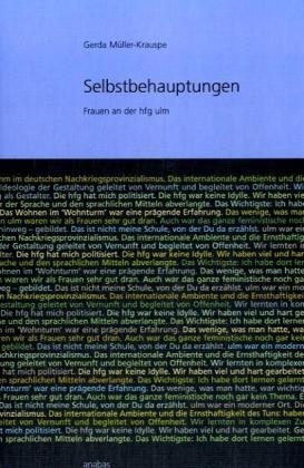 Selbstbehauptungen - Gerda M&uuml;ller-Krauspe