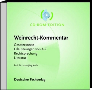 Weinrecht-Kommentar - CD
