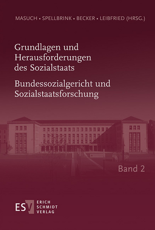 Grundlagen und Herausforderungen des Sozialstaats - - Bundessozialgericht und Sozialstaatsforschung - - Band 2