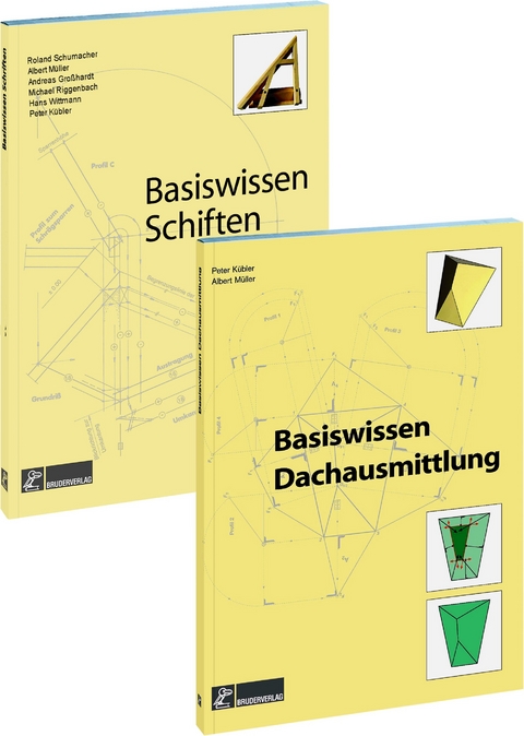 Basiswissen Kombiband: Basiswissen Schiften und Basiswissen Dachausmittlung - Peter K&uuml;bler, Albert M&uuml;ller, Roland Schumacher, Andreas Gro&szlig;hardt, Hans Wittmann, Michael Riggenbach